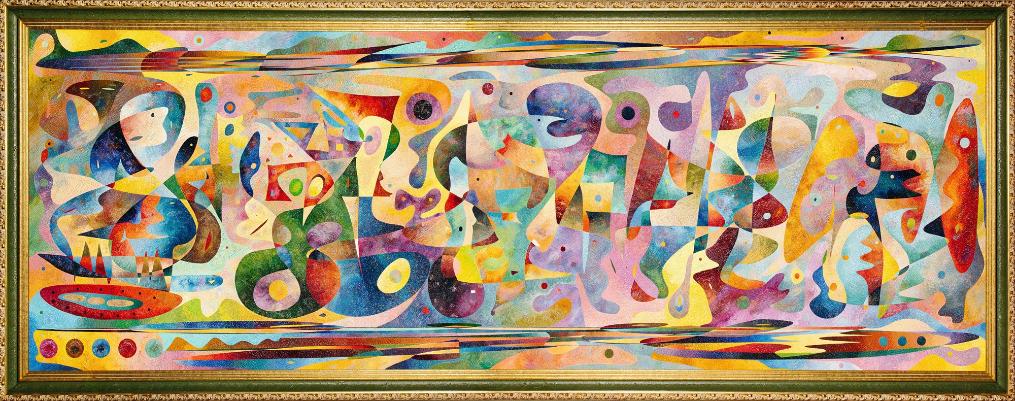 Hinduismus – monumental oil painting by Gheorghe Virtosu
