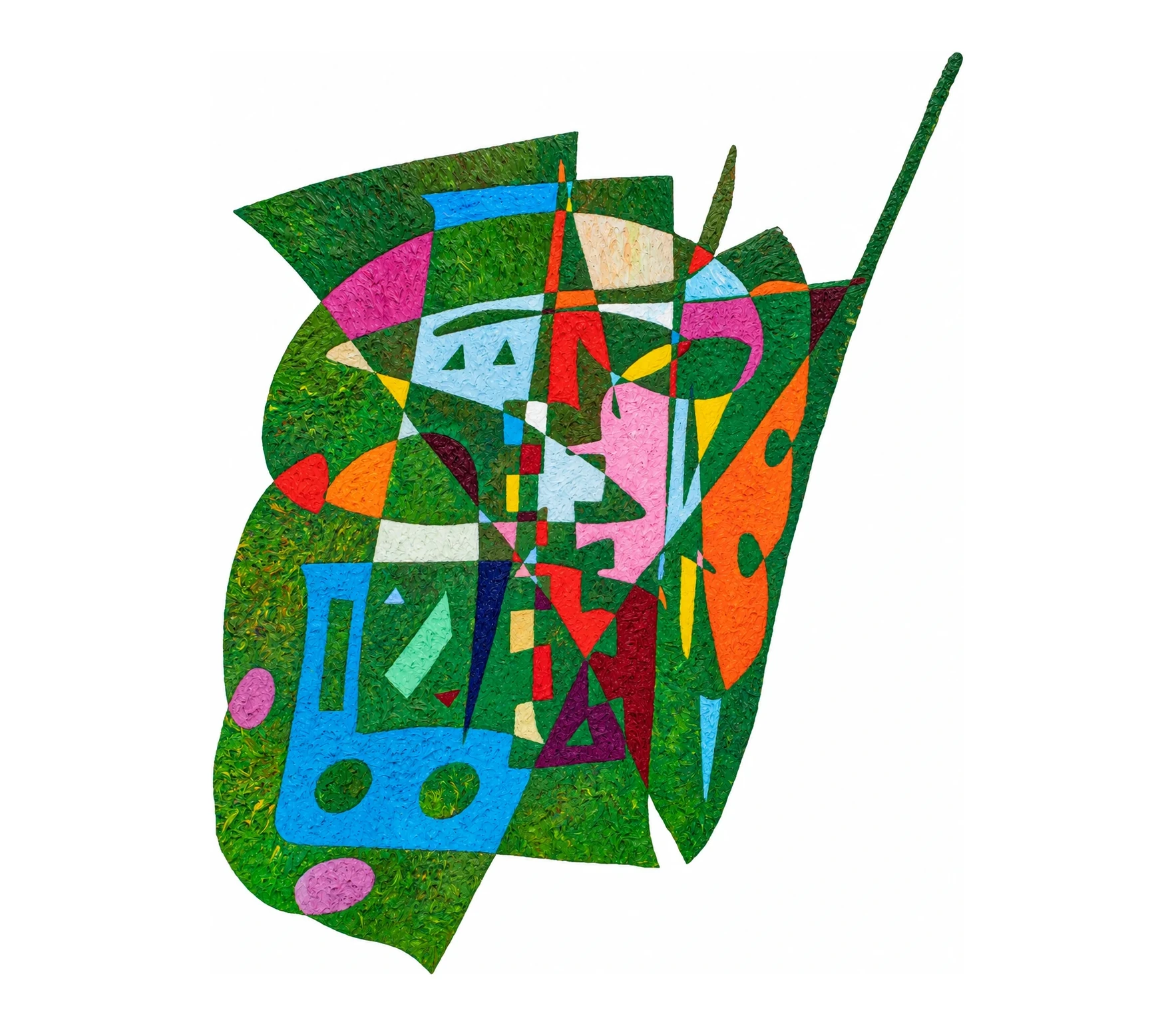 Central African Republic artwork by Gheorghe Virtosu from the Art of the World series