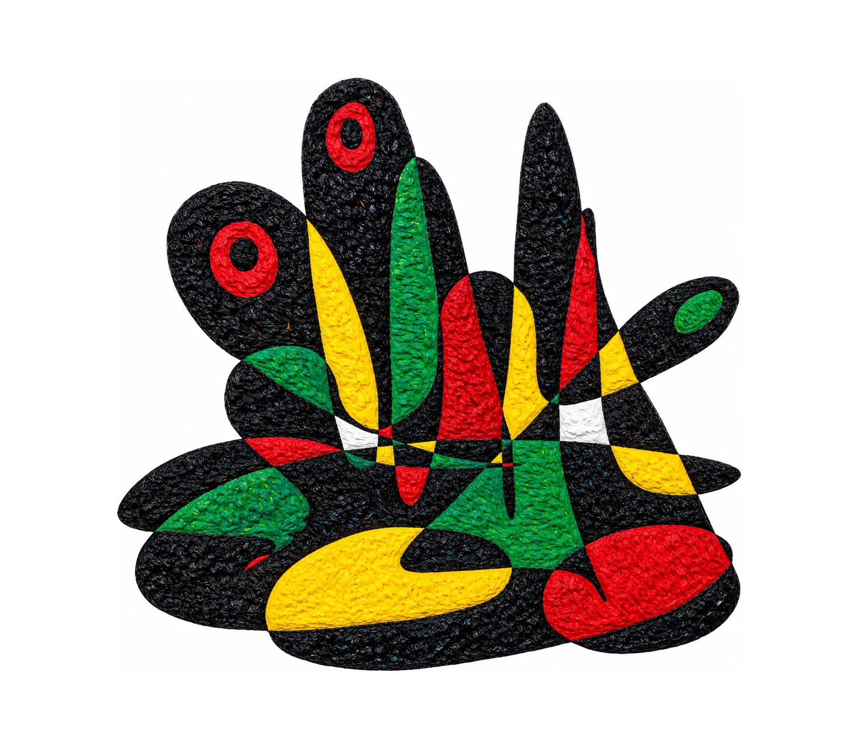 Zimbabwe artwork by Gheorghe Virtosu from the Art of the World series