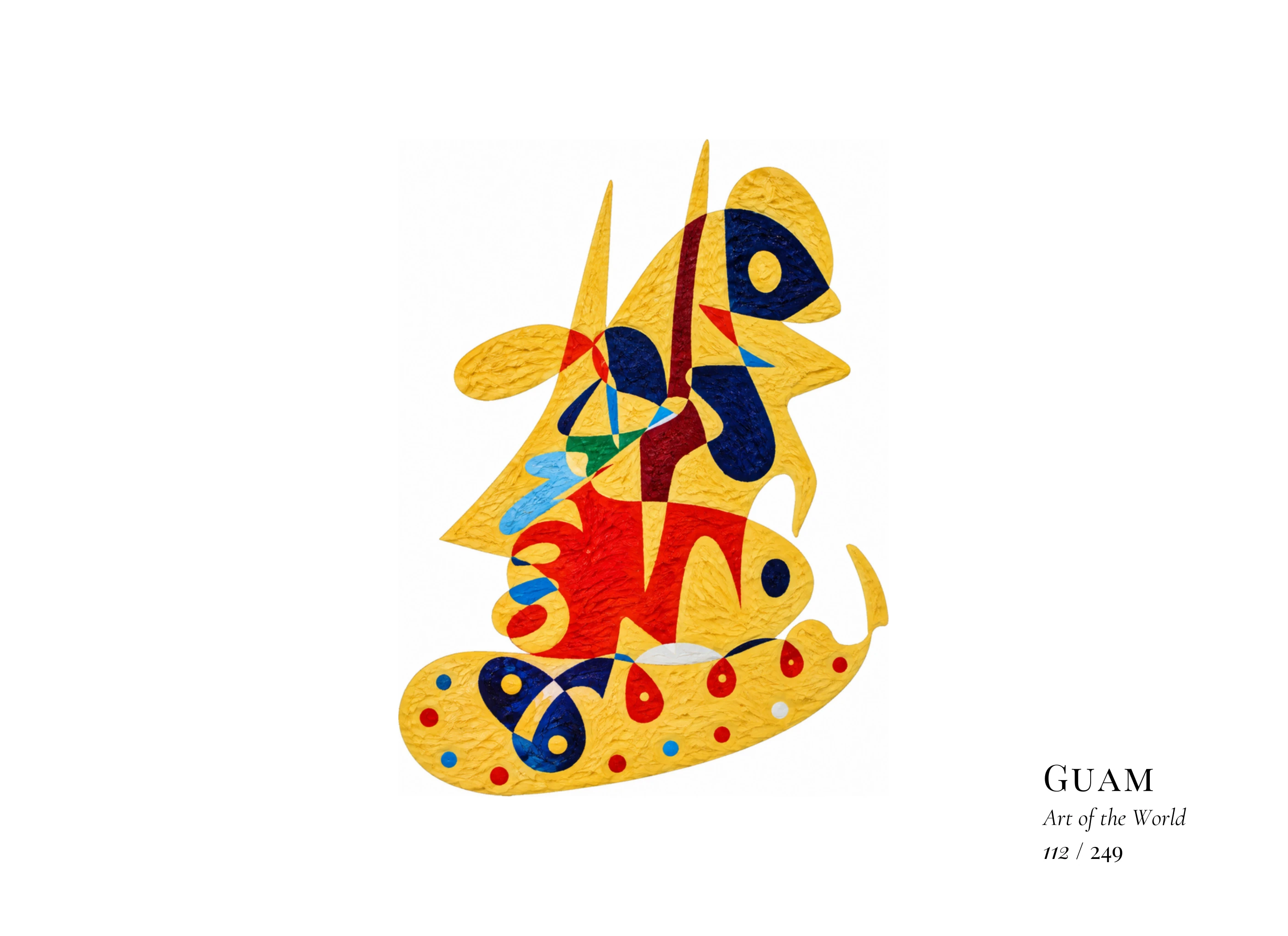 Kunstwerk über Guam von Gheorghe Virtosu aus der Serie Art of the World