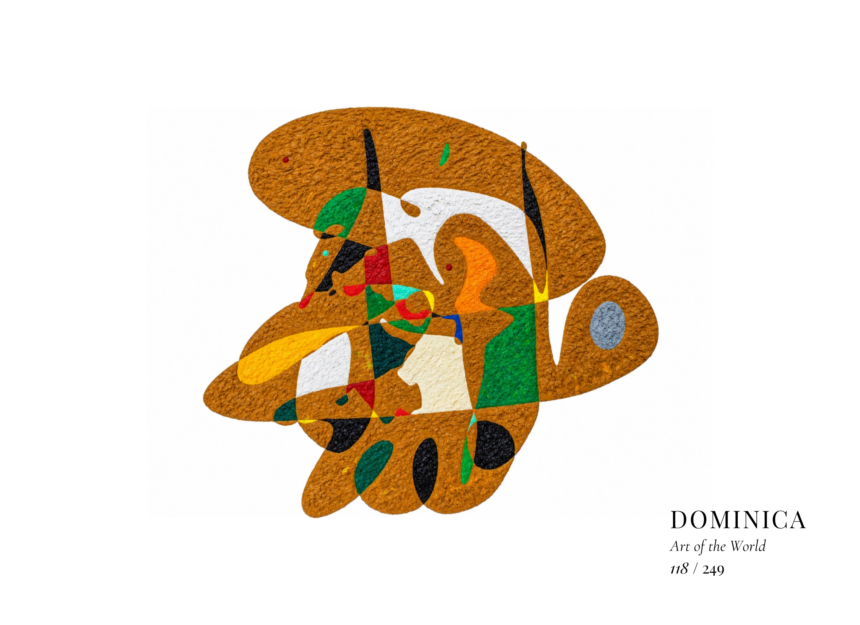 Kunstwerk über Dominica von Gheorghe Virtosu aus der Serie Art of the World