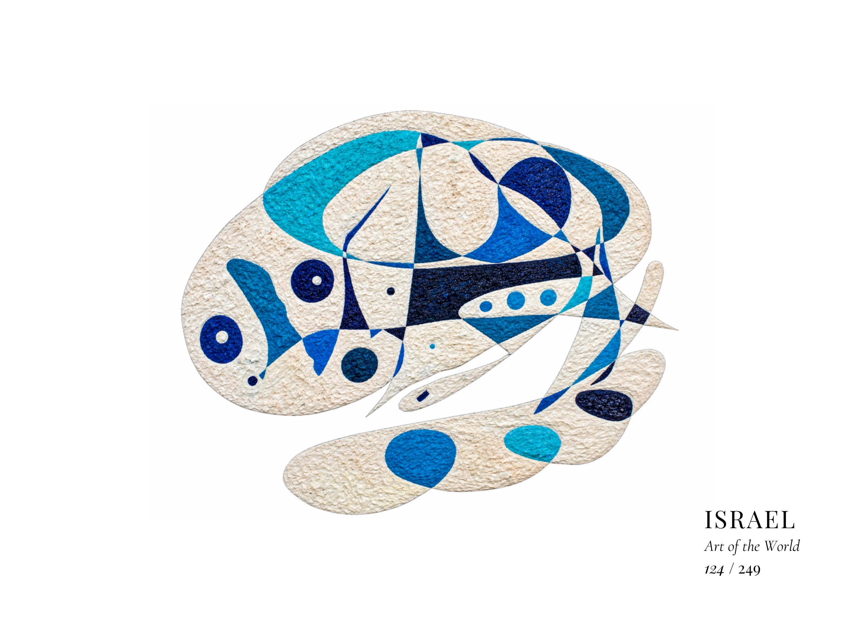 Kunstwerk über Israel von Gheorghe Virtosu aus der Serie Art of the World
