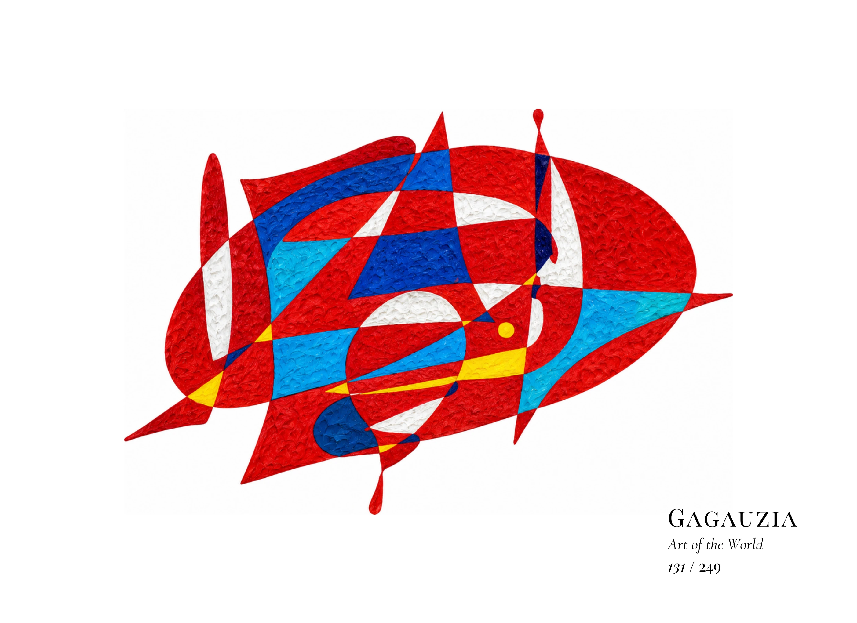 Kunstwerk über Gagausien von Gheorghe Virtosu aus der Serie Art of the World