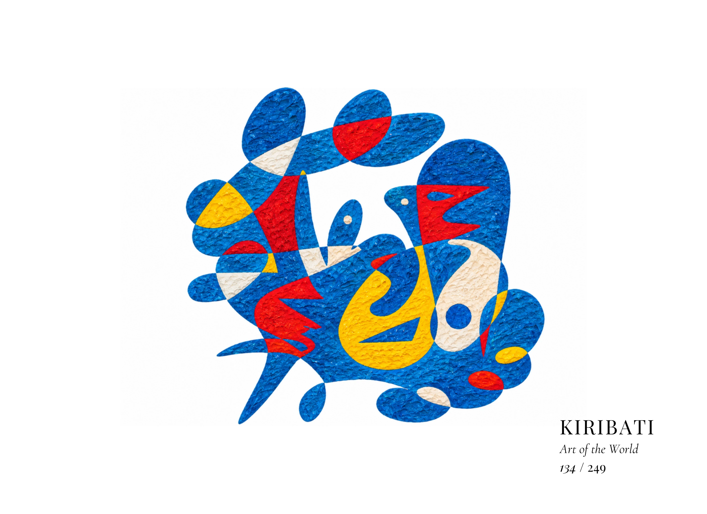 Kunstwerk über Kiribati von Gheorghe Virtosu aus der Serie Art of the World