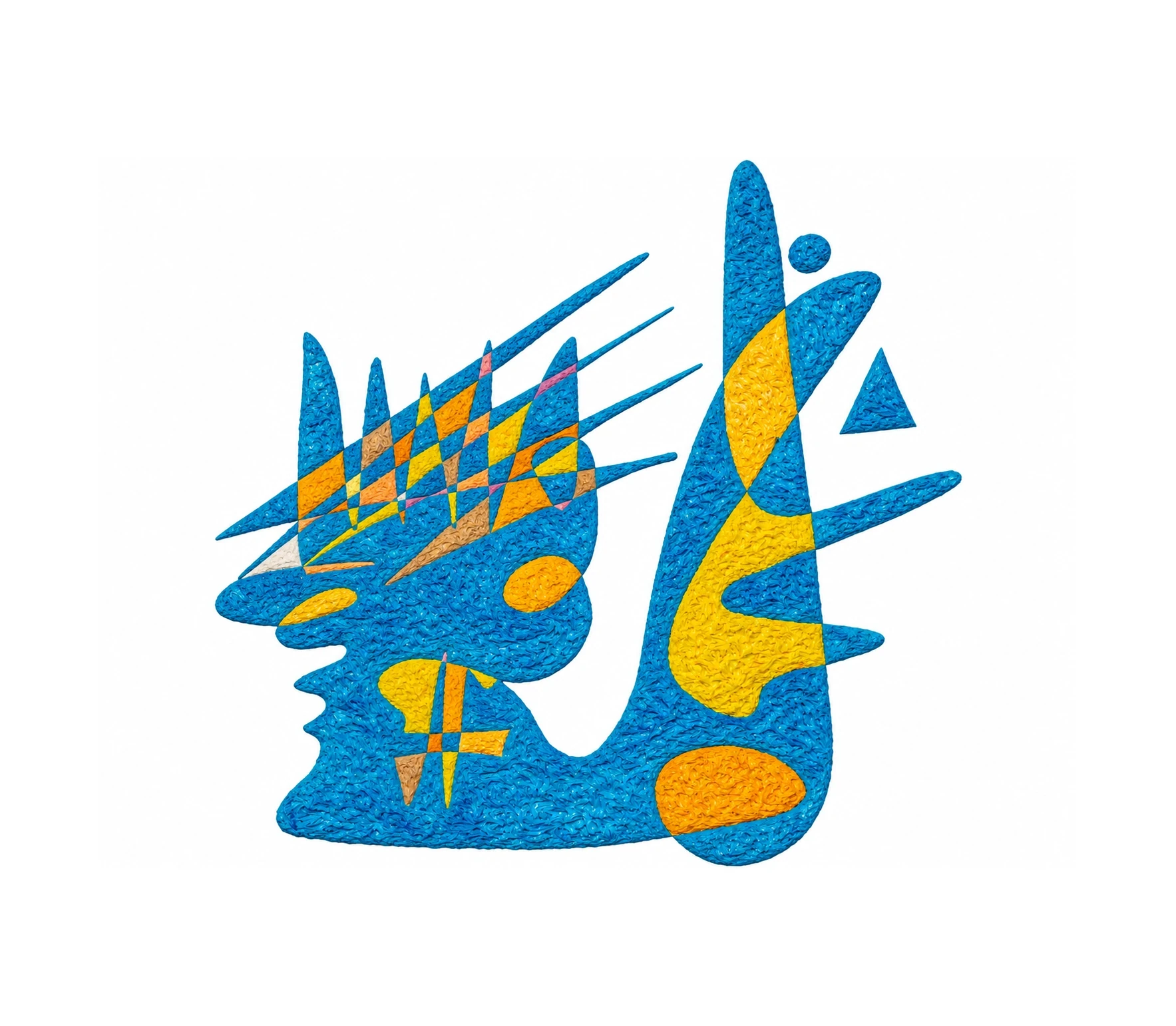 Kazakhstan artwork by Gheorghe Virtosu from the Art of the World series
