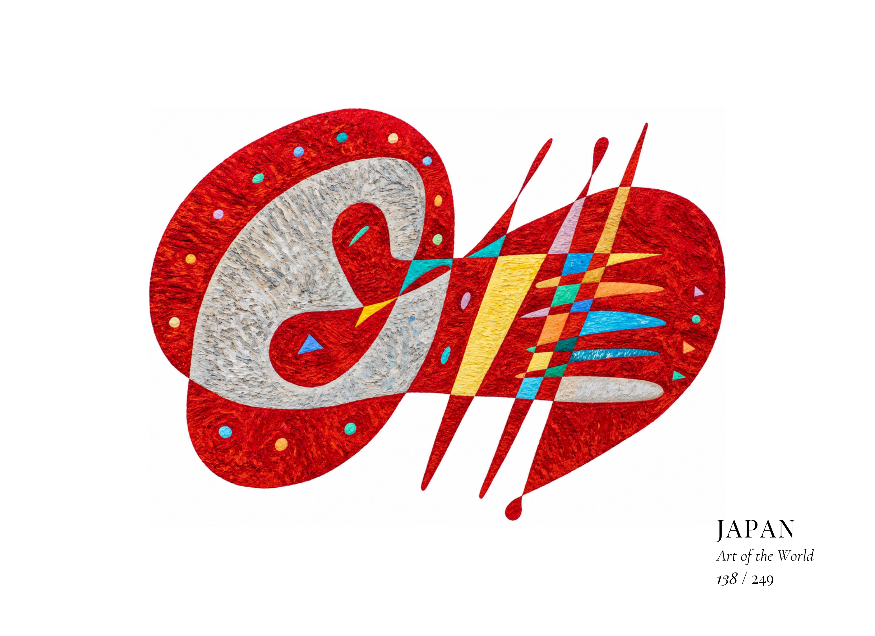 Kunstwerk über Japan von Gheorghe Virtosu aus der Serie Art of the World