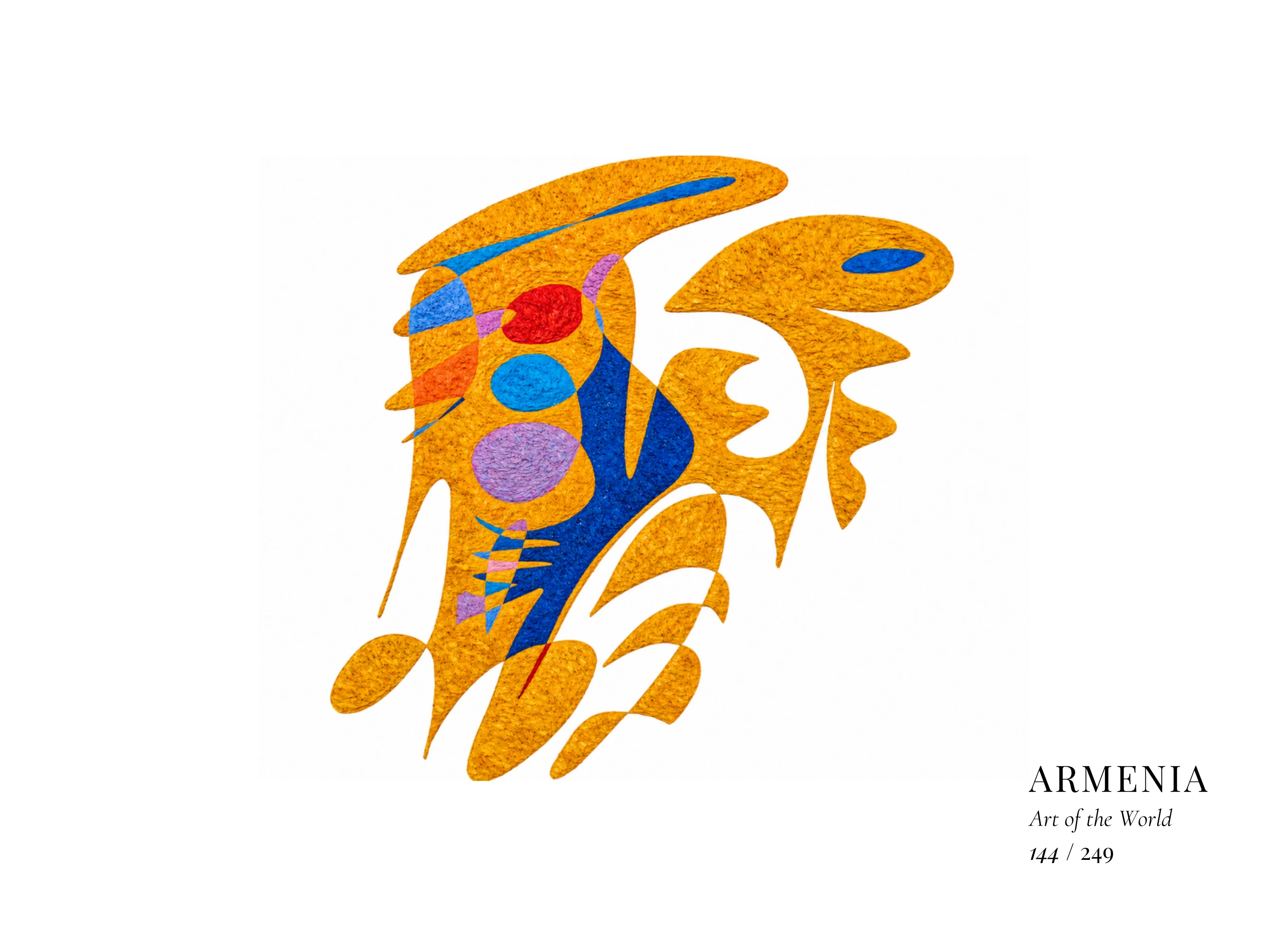 Kunstwerk über Armenien von Gheorghe Virtosu aus der Serie Art of the World
