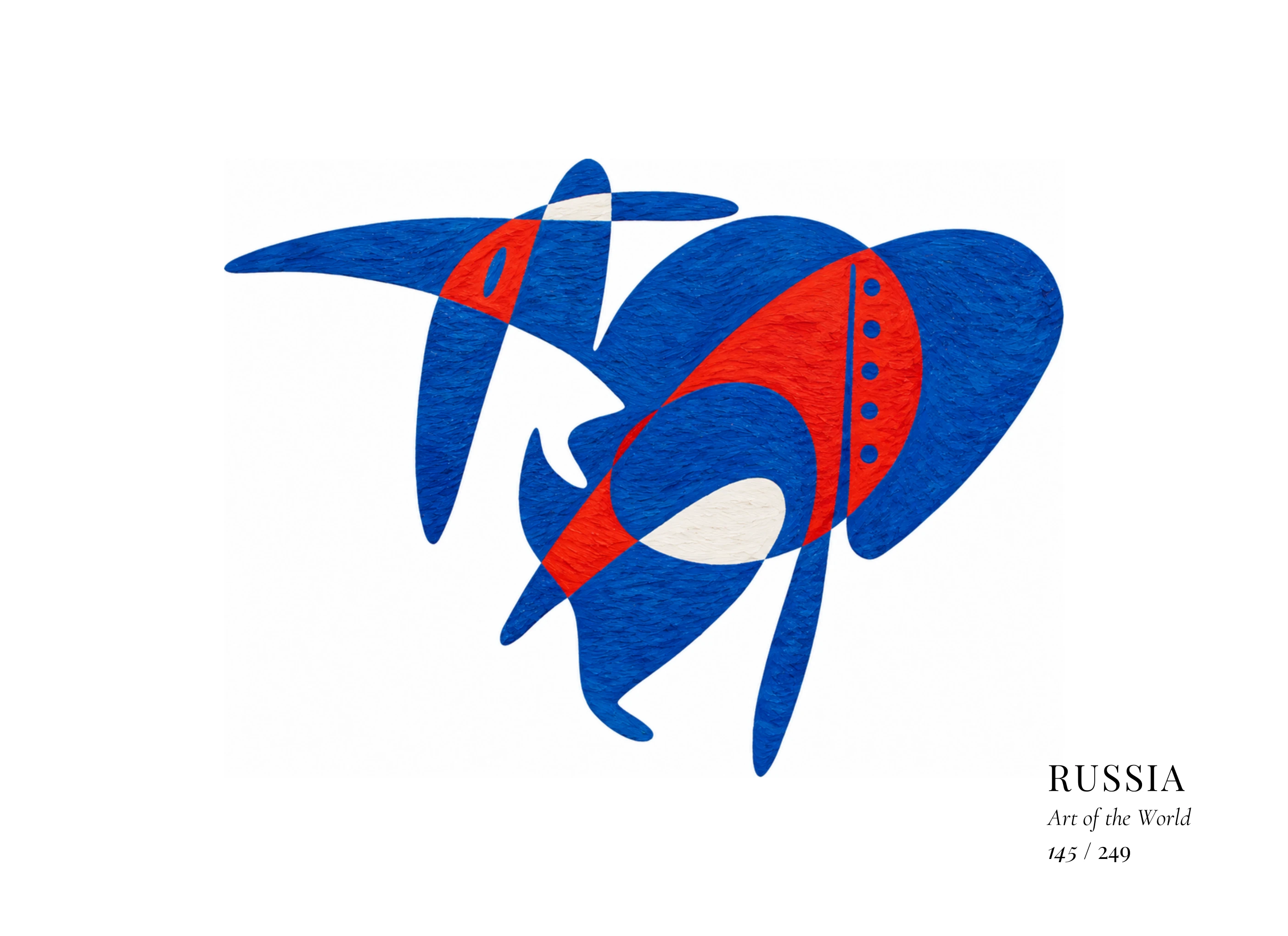 Kunstwerk über Russland von Gheorghe Virtosu aus der Serie Art of the World