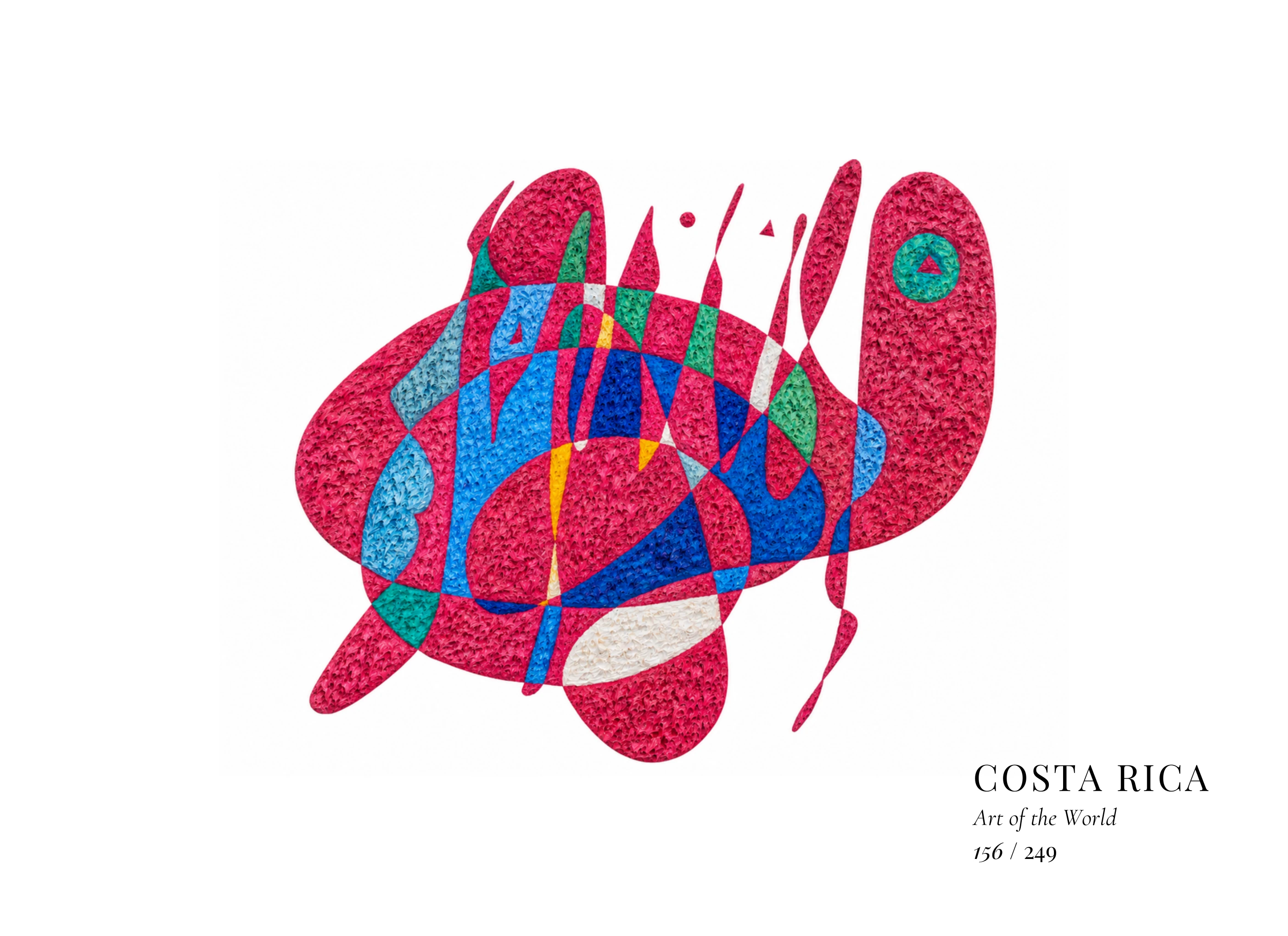 Kunstwerk über Costa Rica von Gheorghe Virtosu aus der Serie Art of the World