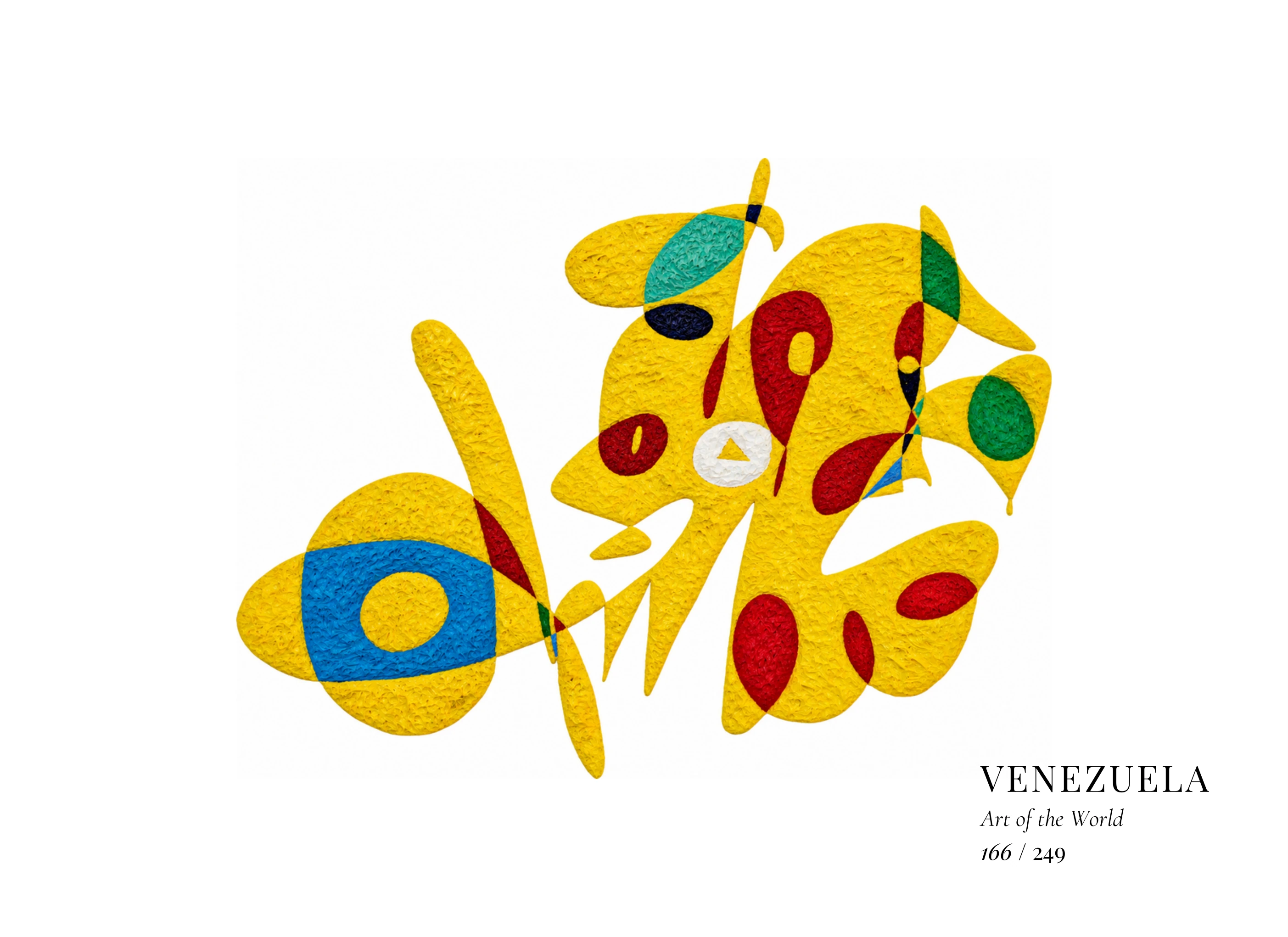 Kunstwerk über Venezuela von Gheorghe Virtosu aus der Serie Art of the World