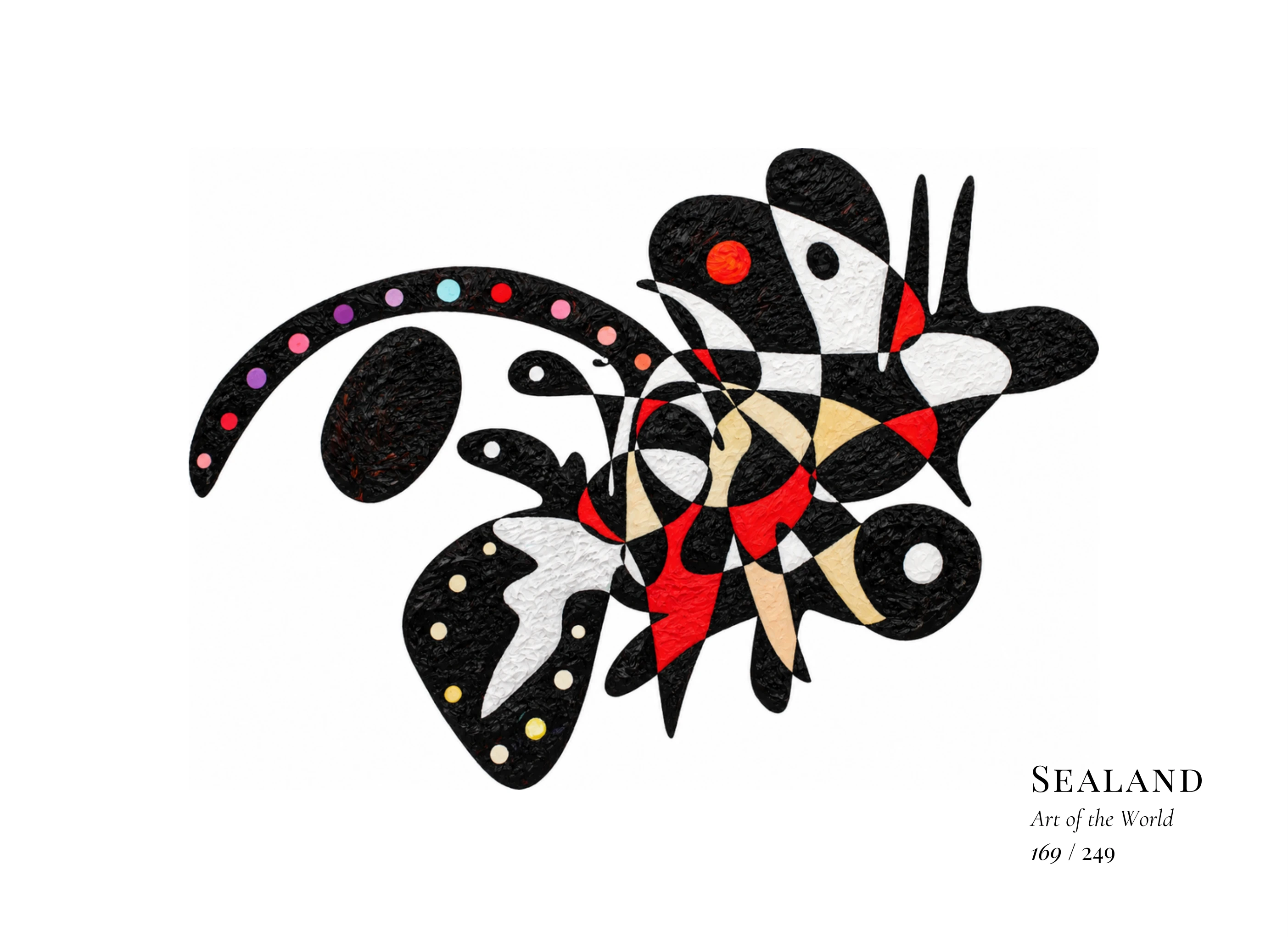 Kunstwerk über Sealand von Gheorghe Virtosu aus der Serie Art of the World