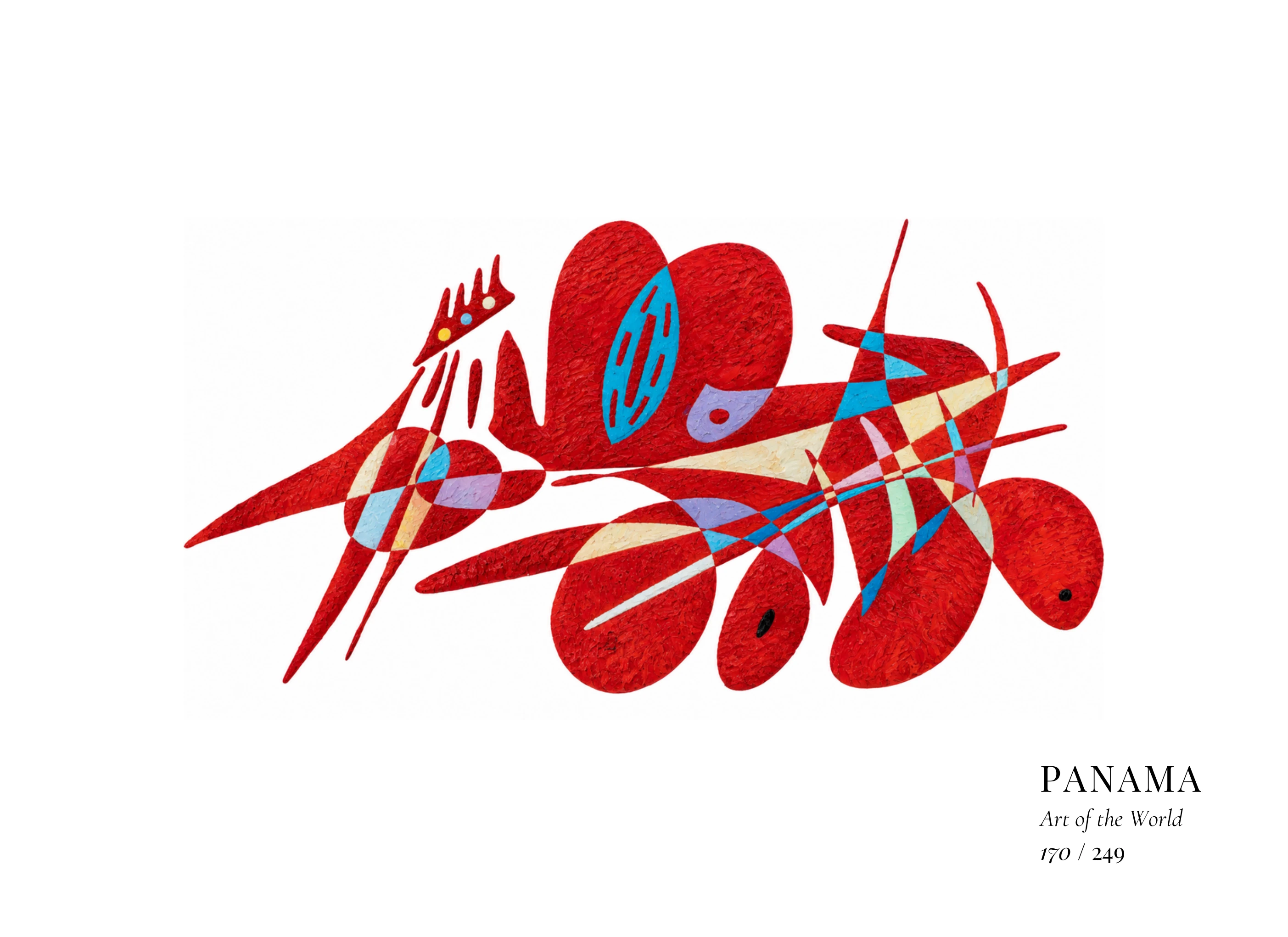 Kunstwerk über Panama von Gheorghe Virtosu aus der Serie Art of the World