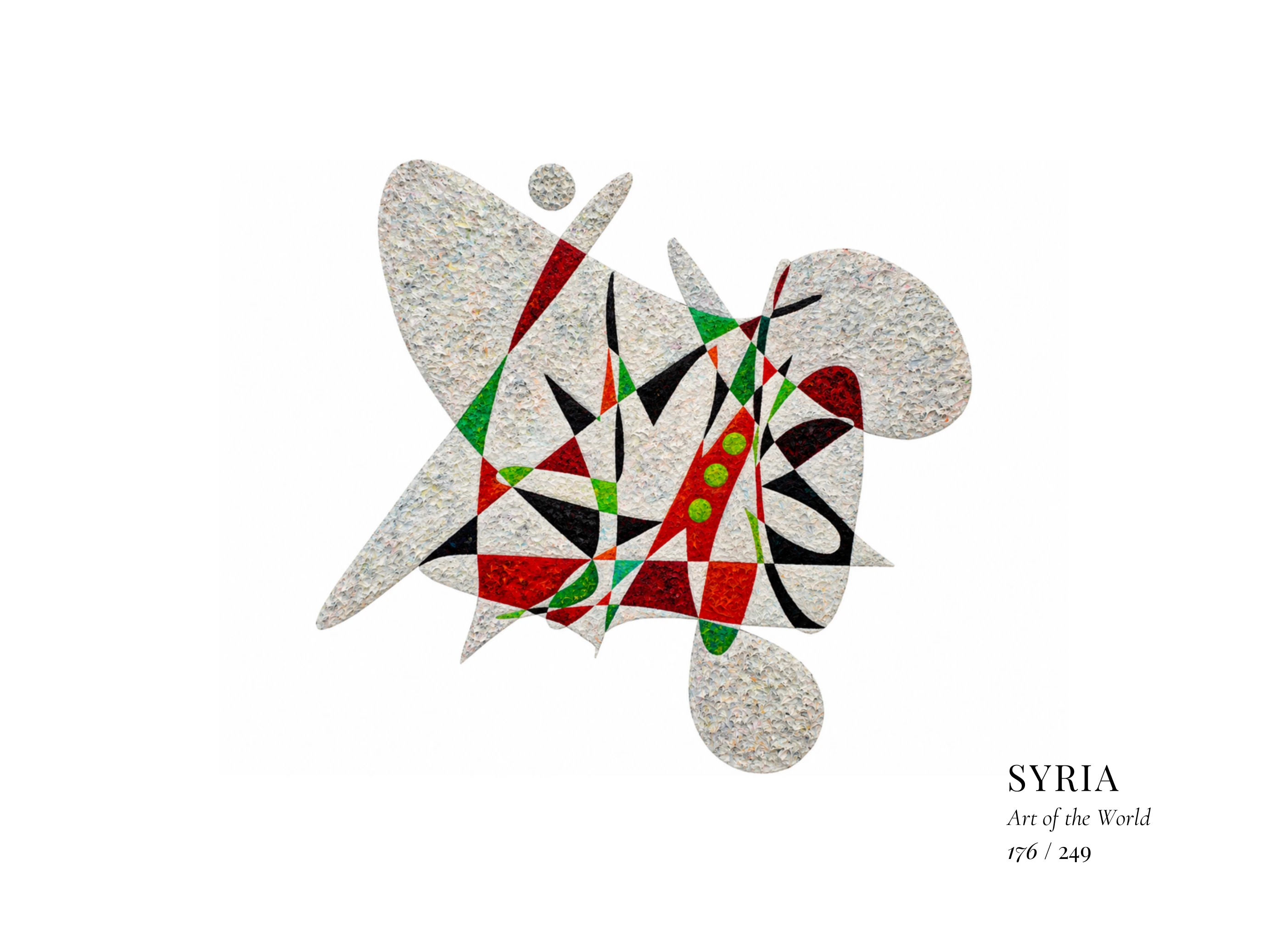 Kunstwerk über Syrien von Gheorghe Virtosu aus der Serie Art of the World