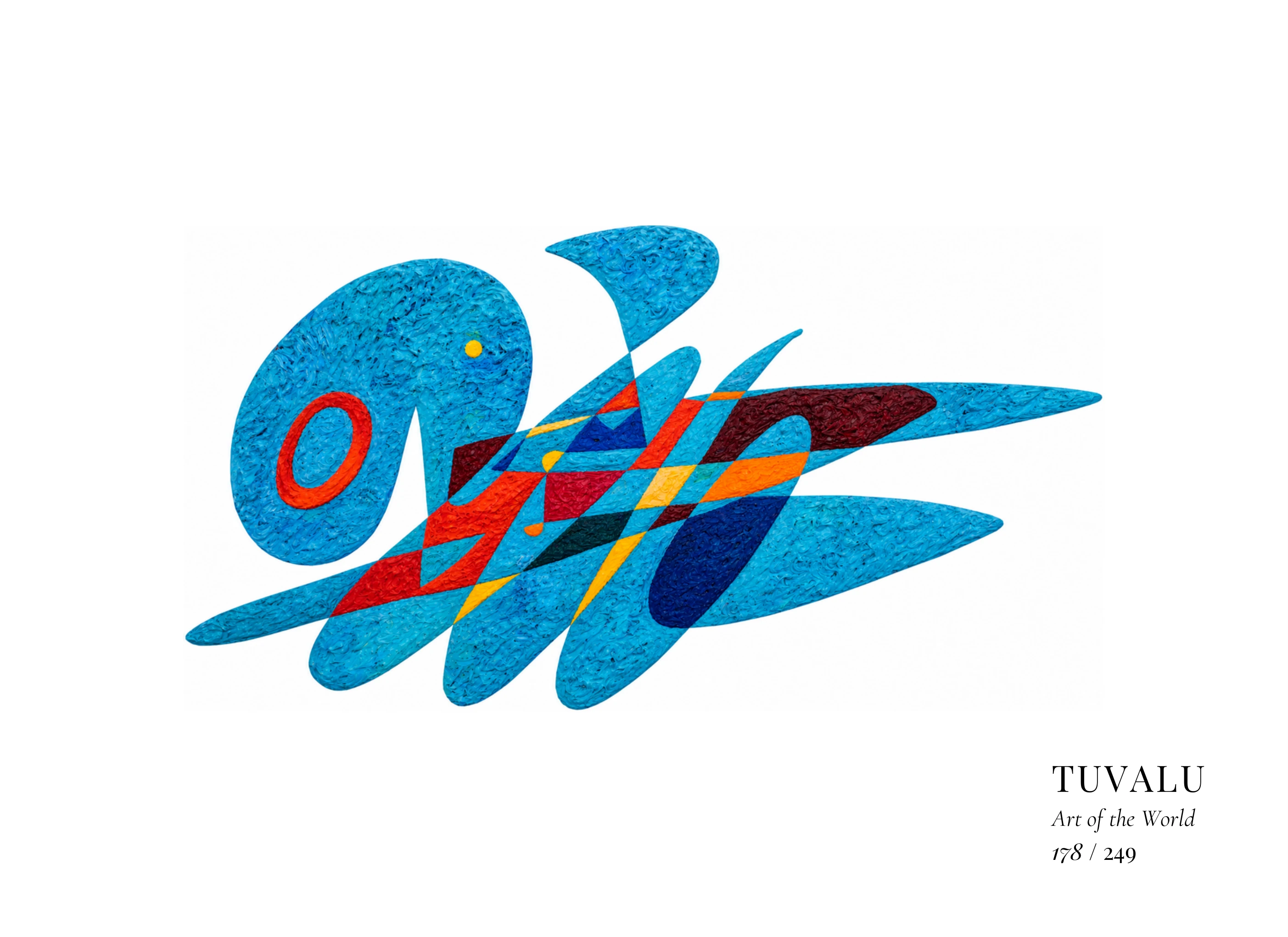 Kunstwerk über Tuvalu von Gheorghe Virtosu aus der Serie Art of the World