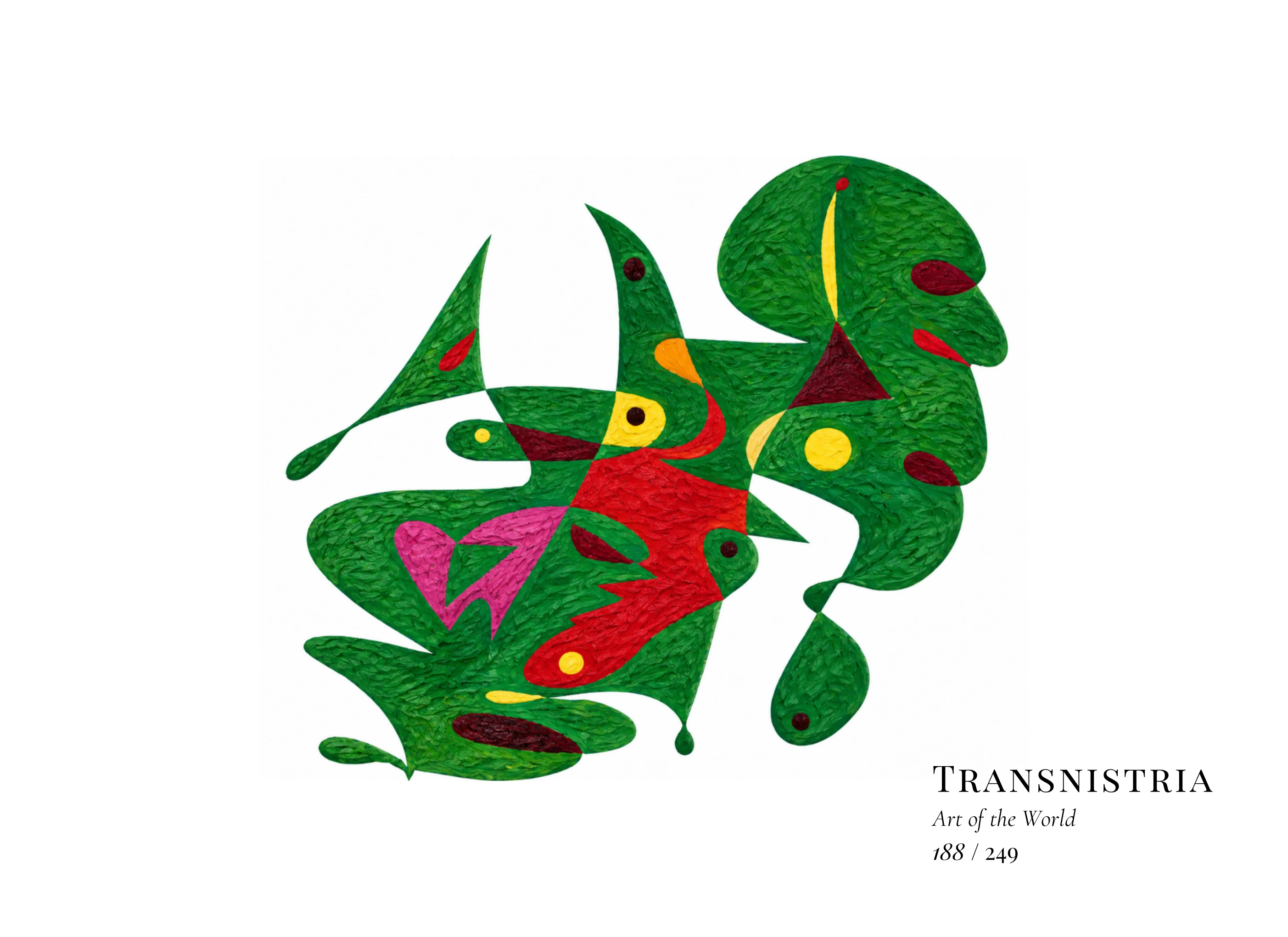Kunstwerk über Transnistrien von Gheorghe Virtosu aus der Serie Art of the World