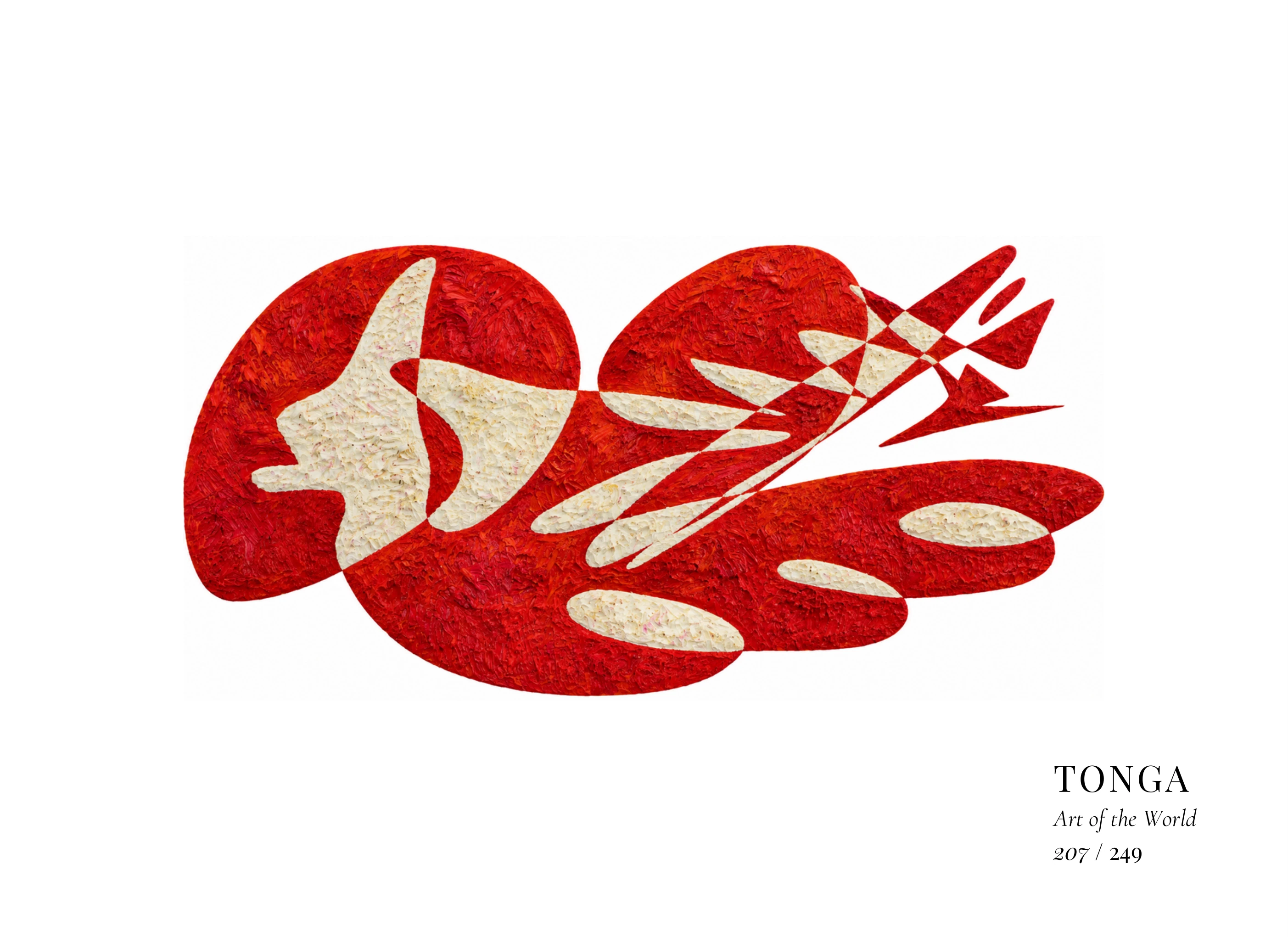 Kunstwerk über Tonga von Gheorghe Virtosu aus der Serie Art of the World