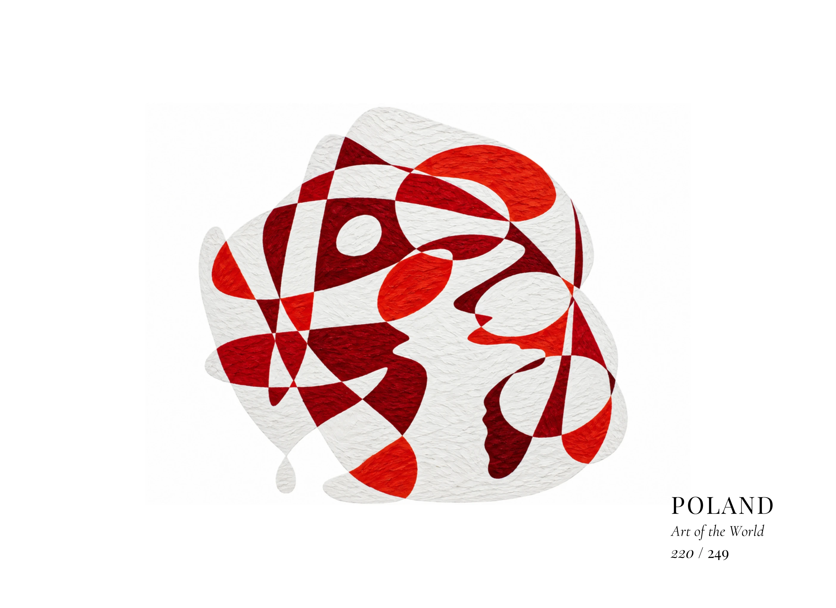 Kunstwerk über Polen von Gheorghe Virtosu aus der Serie Art of the World