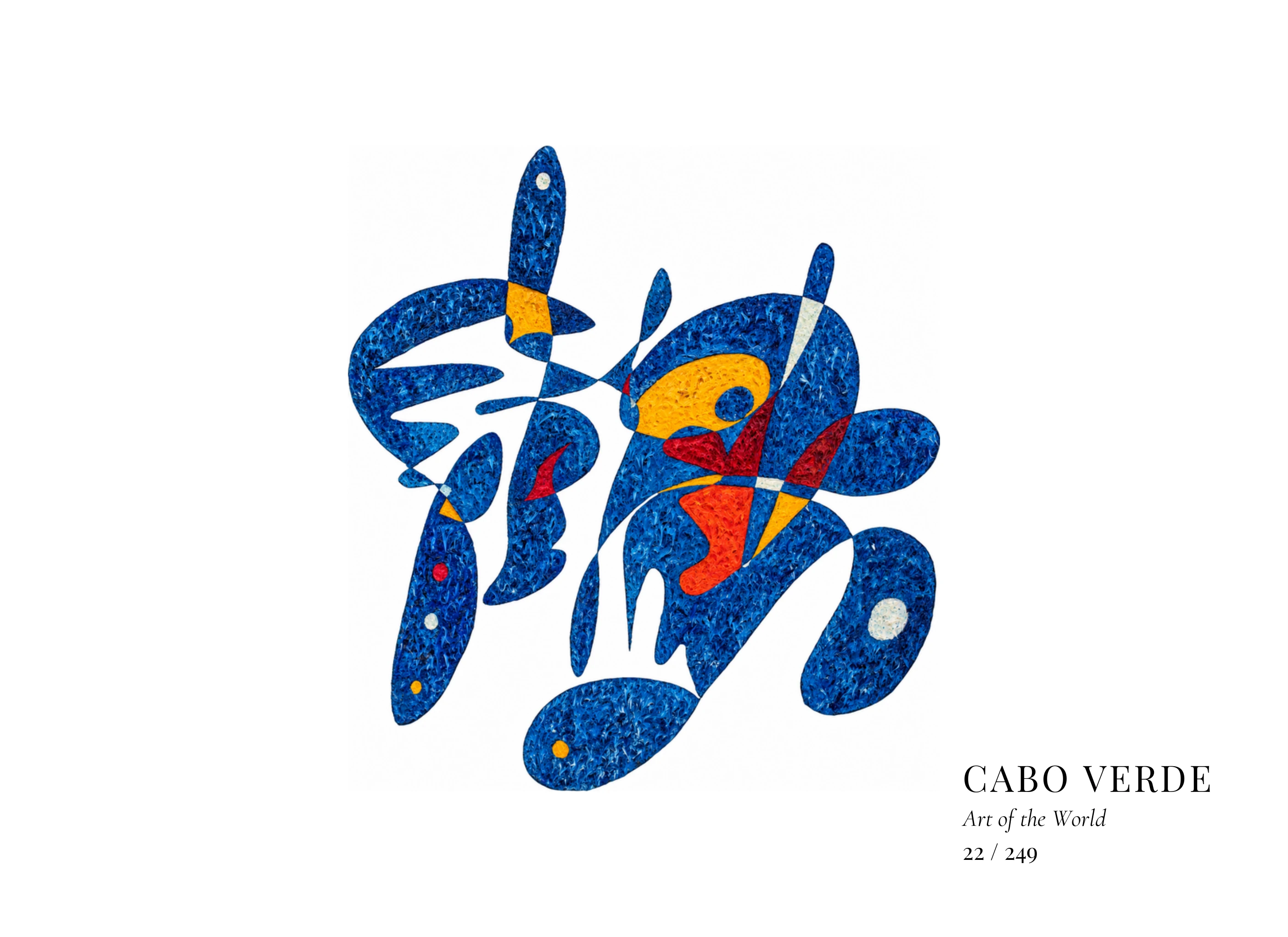 Kunstwerk über Cabo Verde von Gheorghe Virtosu aus der Serie Art of the World