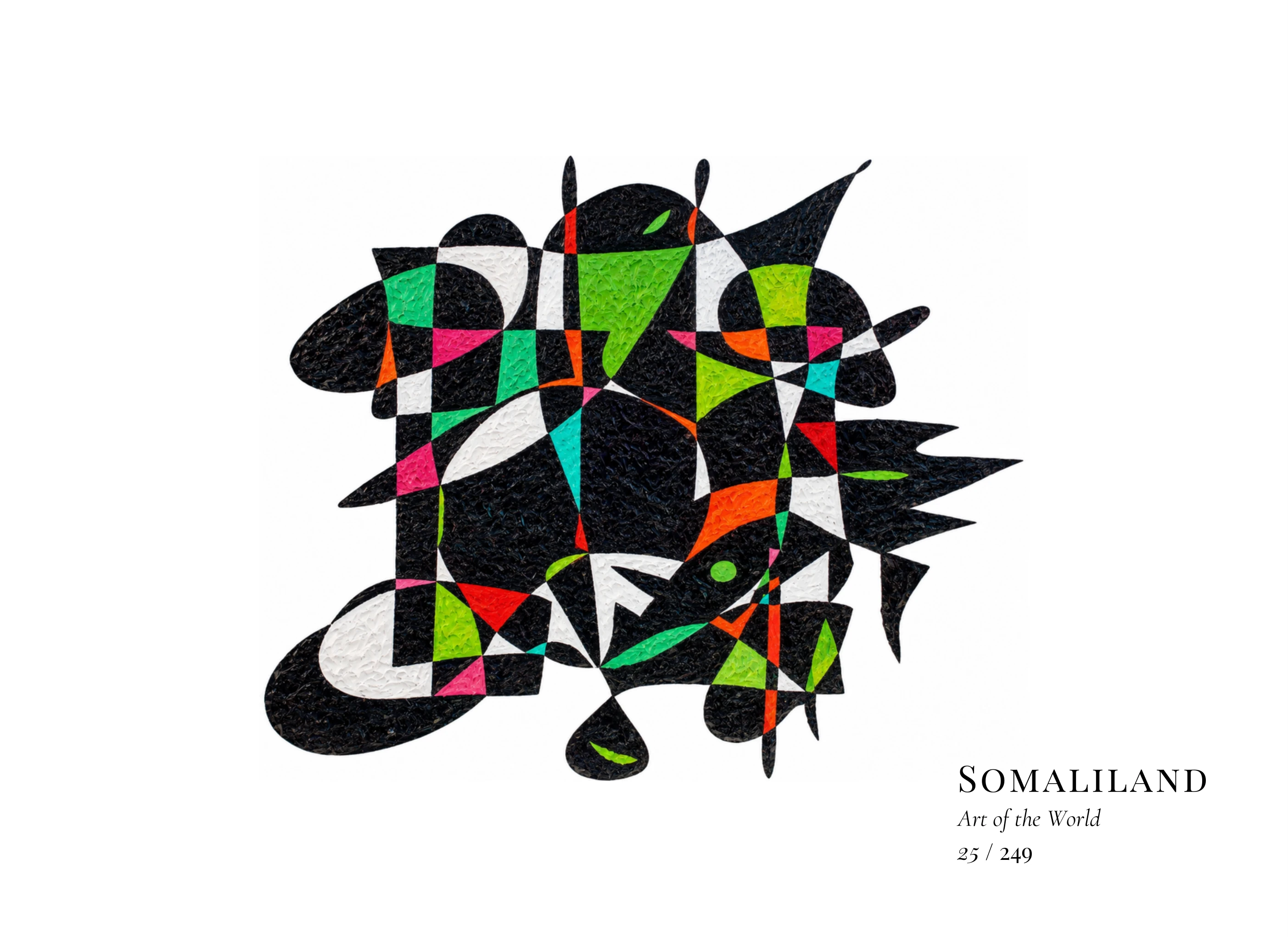 Kunstwerk über Somaliland von Gheorghe Virtosu aus der Serie Art of the World