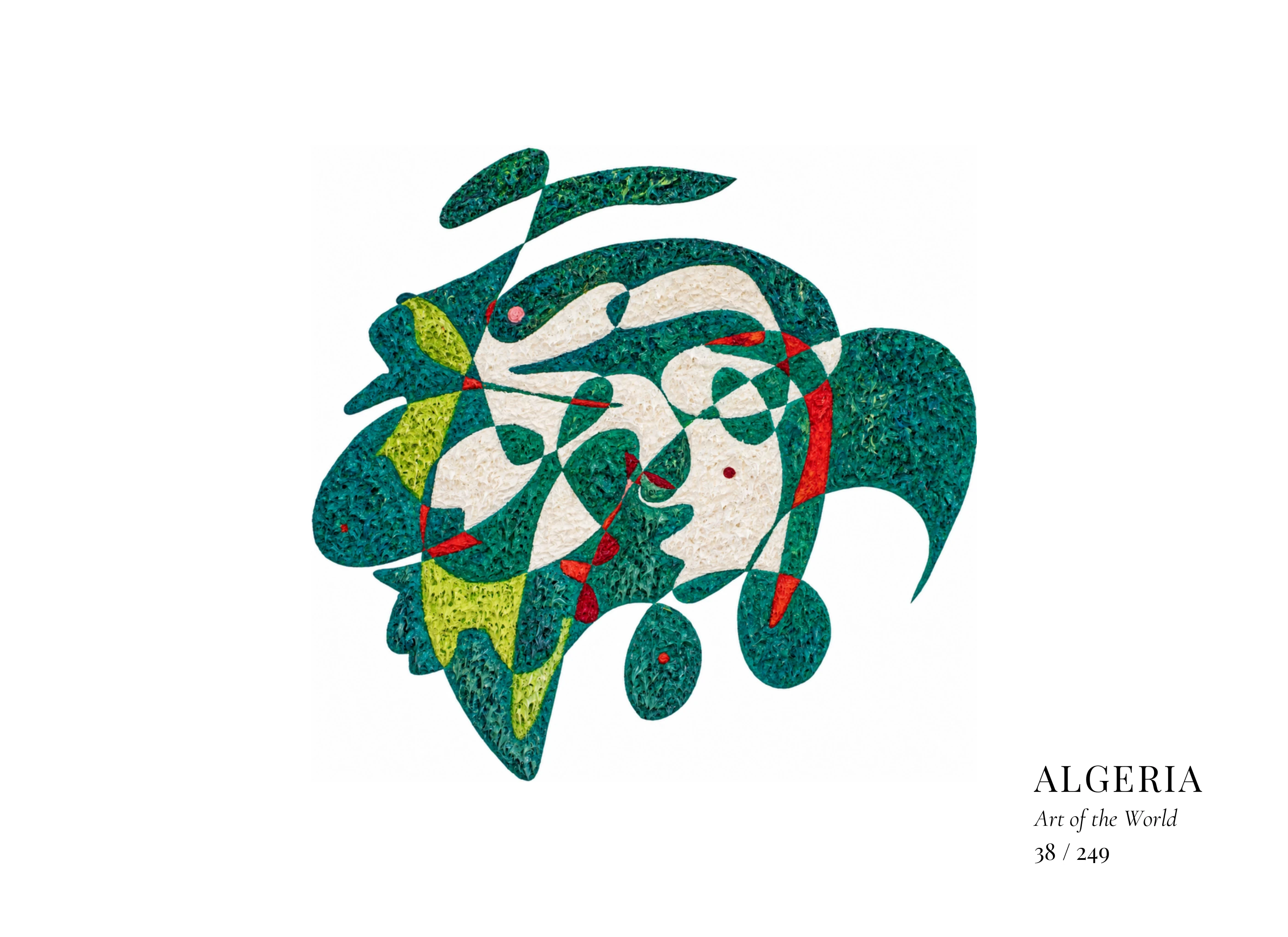 Kunstwerk über Algerien von Gheorghe Virtosu aus der Serie Art of the World