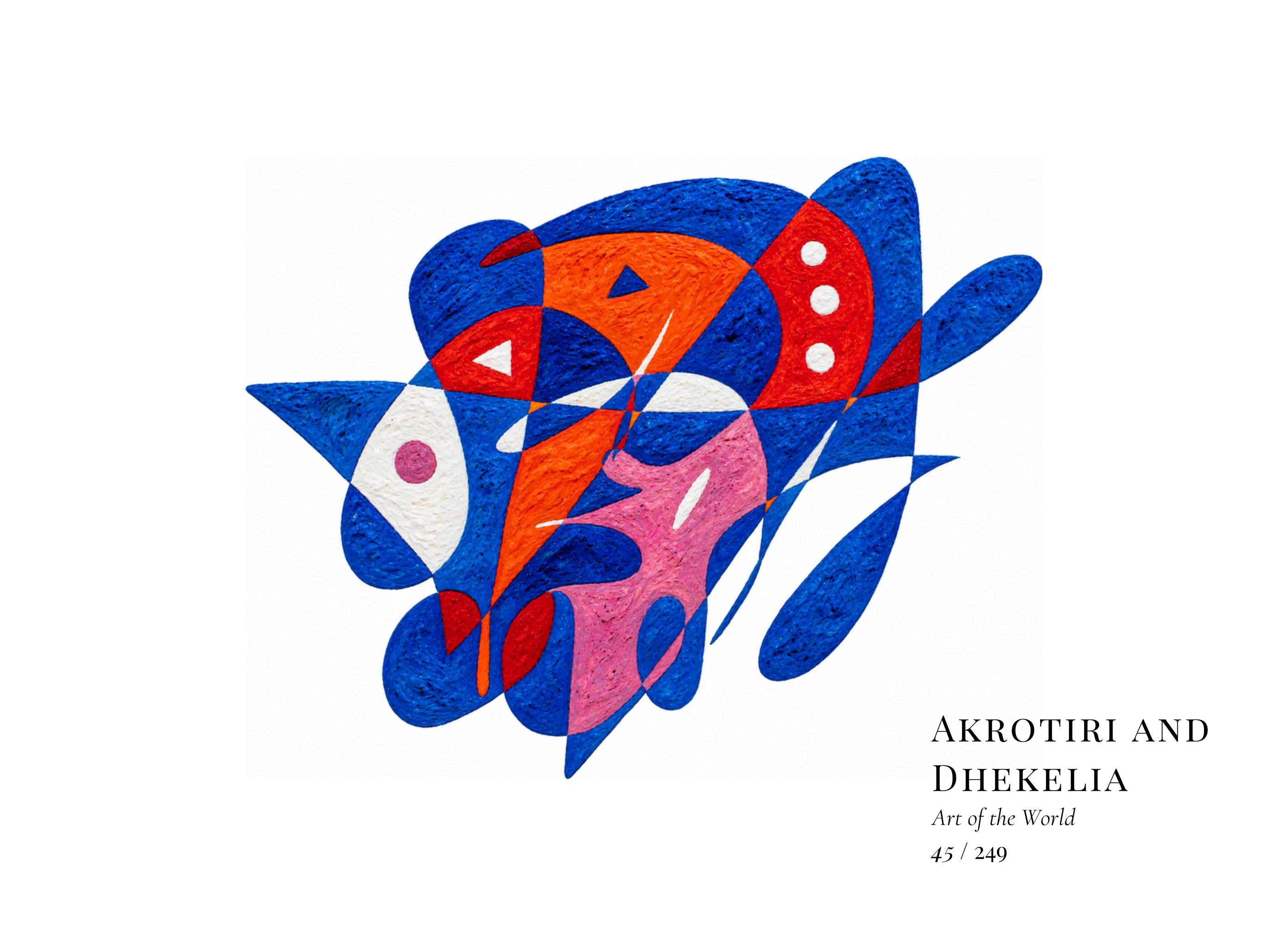Kunstwerk über Akrotiri und Dhekelia von Gheorghe Virtosu aus der Serie Art of the World