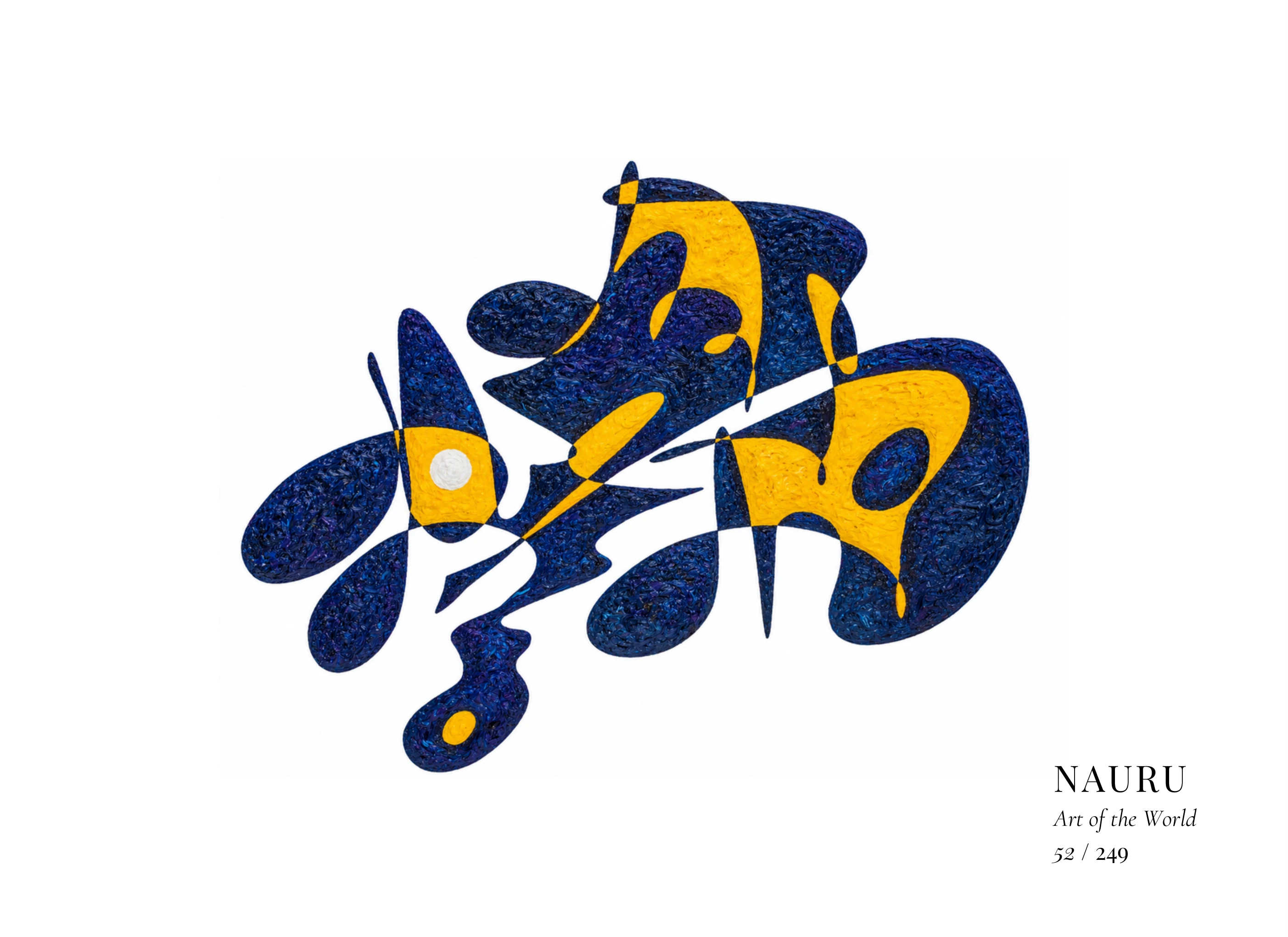 Kunstwerk über Nauru von Gheorghe Virtosu aus der Serie Art of the World