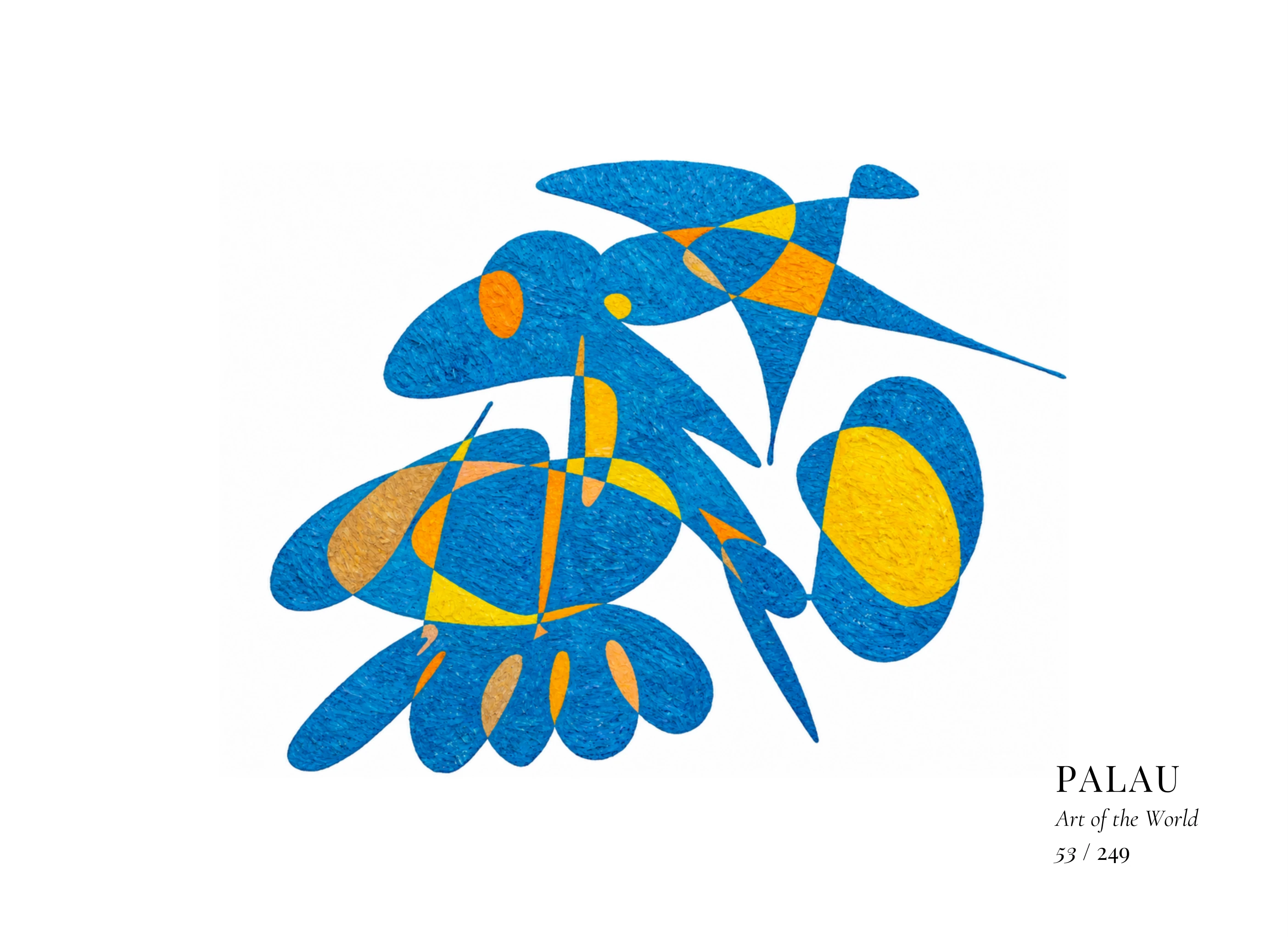 Kunstwerk über Palau von Gheorghe Virtosu aus der Serie Art of the World