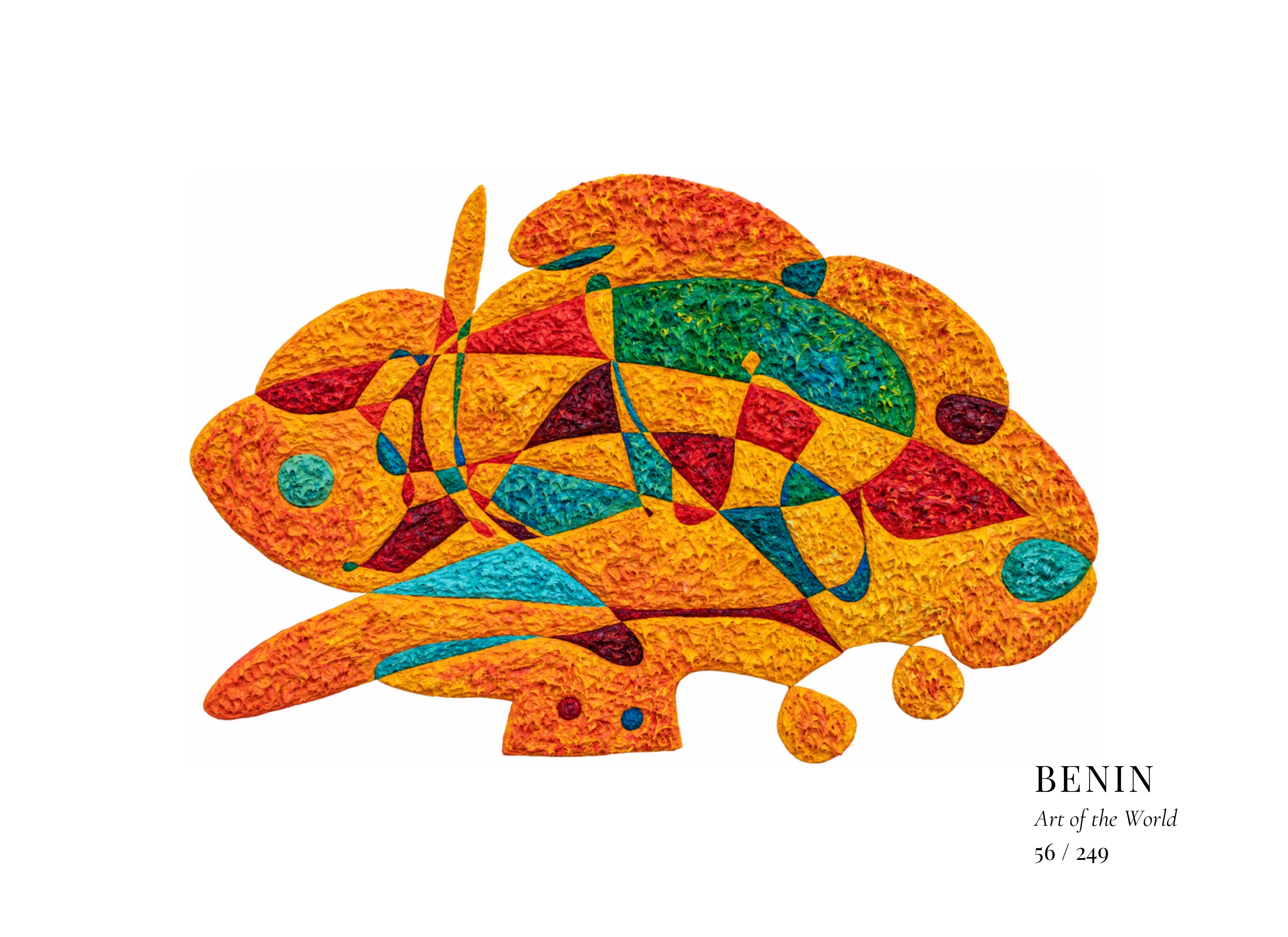 Kunstwerk über Benin von Gheorghe Virtosu aus der Serie Art of the World