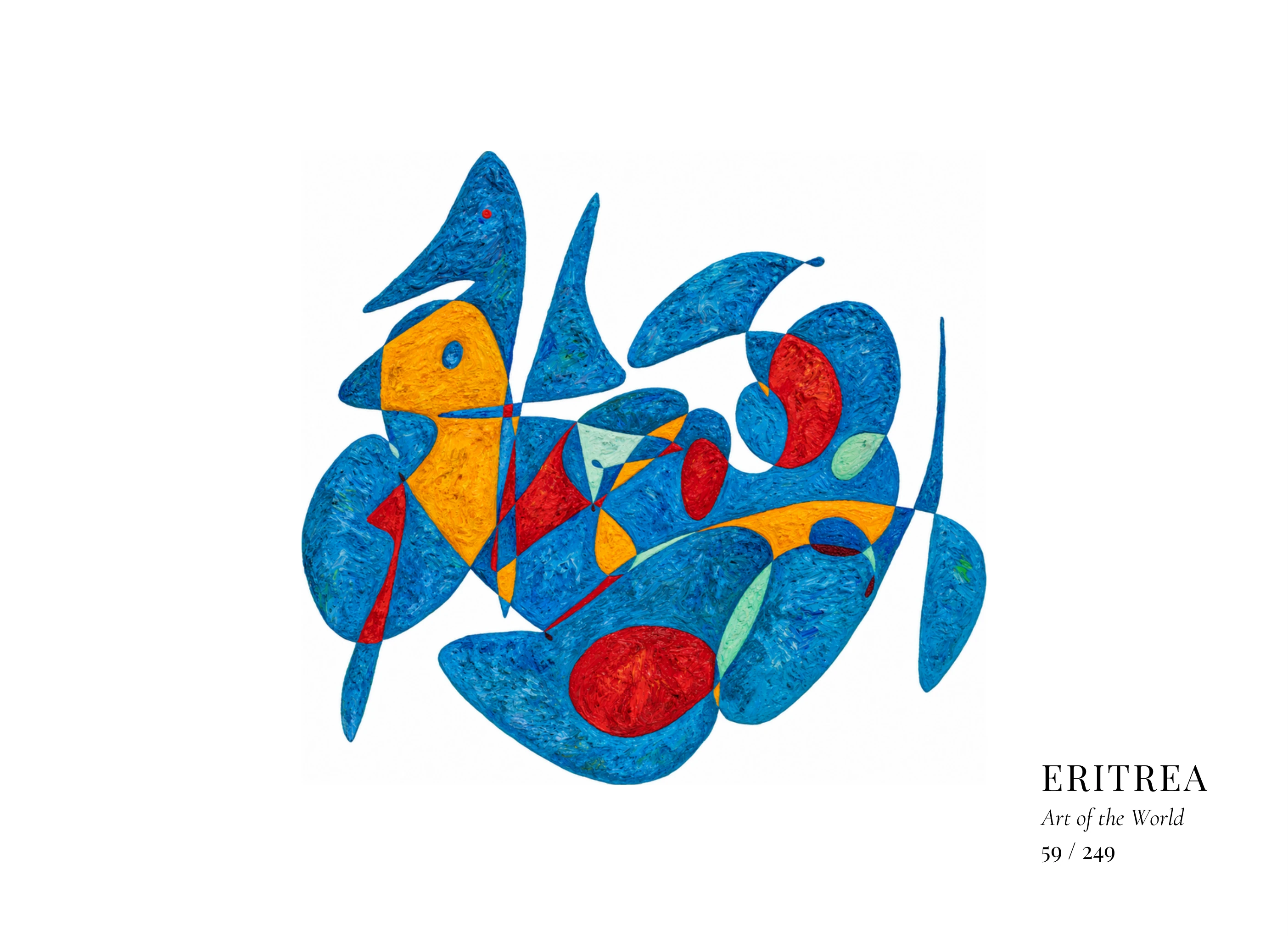 Kunstwerk über Eritrea von Gheorghe Virtosu aus der Serie Art of the World