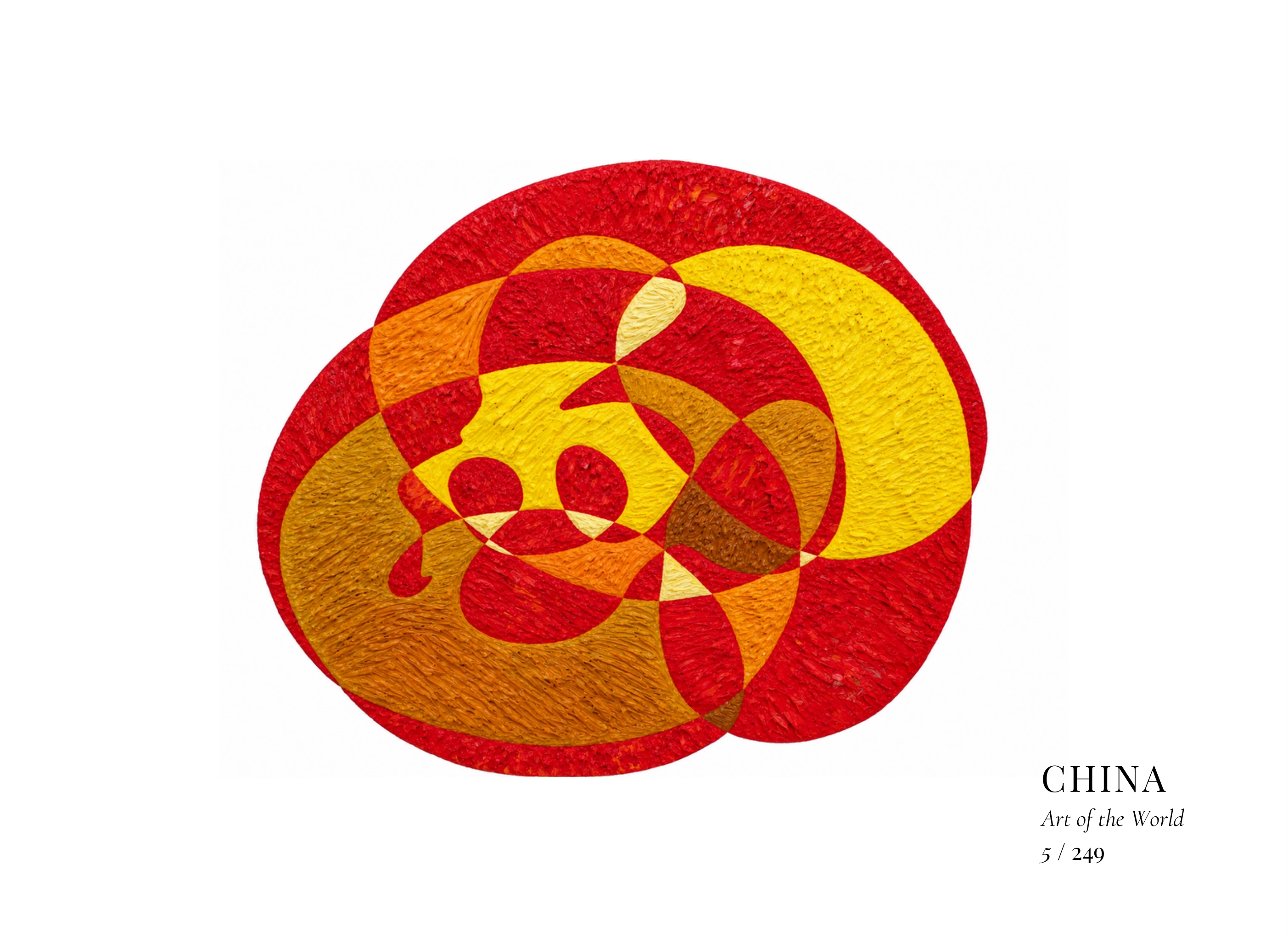 Kunstwerk über China von Gheorghe Virtosu aus der Serie Art of the World