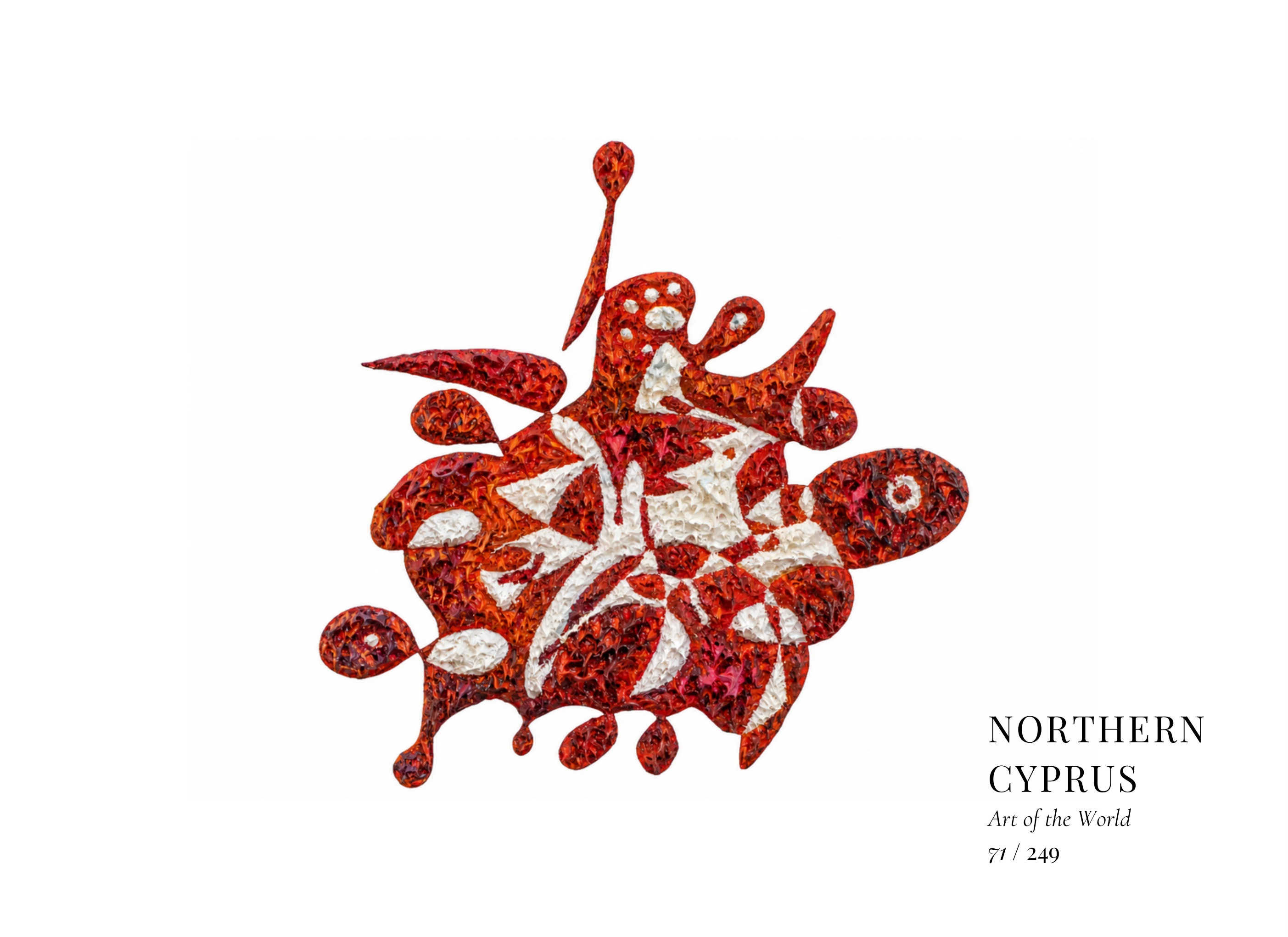Kunstwerk über Nordzypern von Gheorghe Virtosu aus der Serie Art of the World