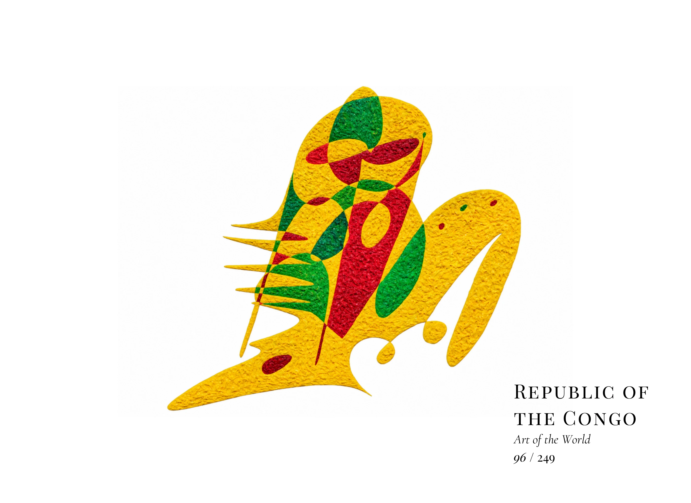 Kunstwerk über Republik Kongo von Gheorghe Virtosu aus der Serie Art of the World