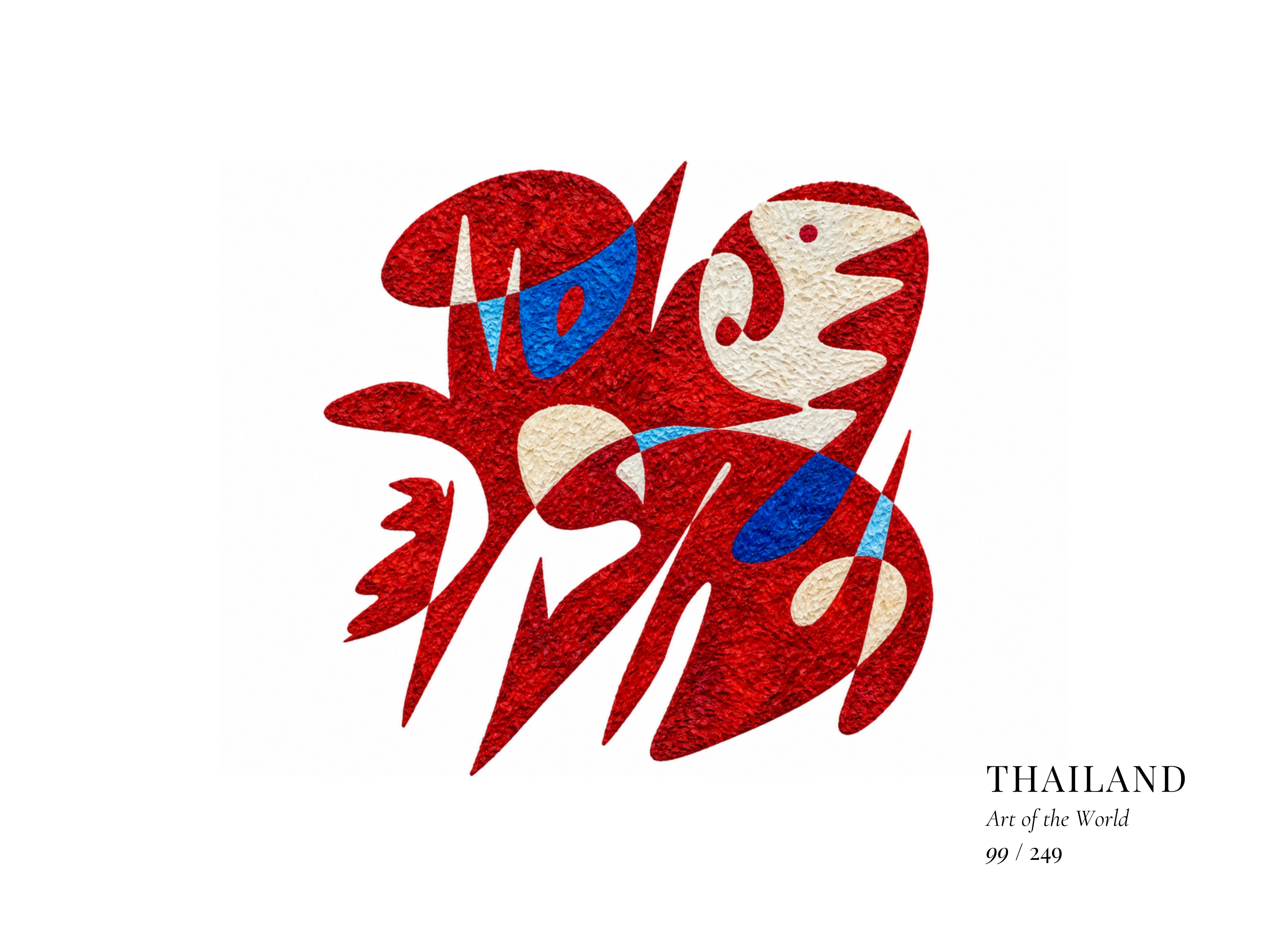 Kunstwerk über Thailand von Gheorghe Virtosu aus der Serie Art of the World